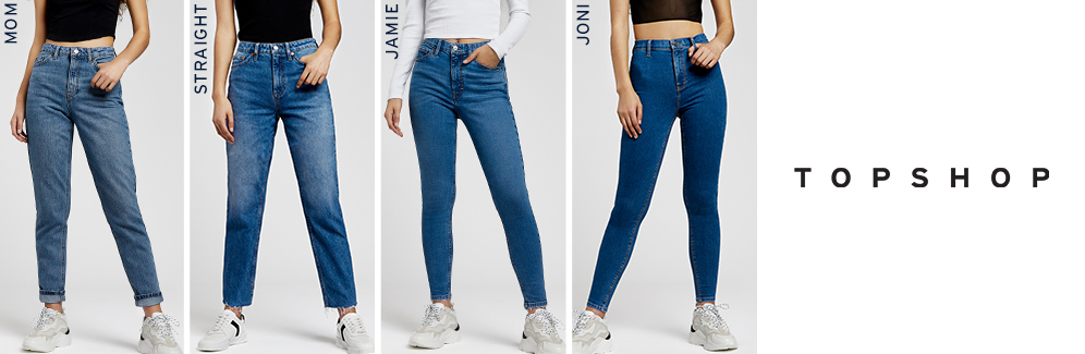 topshop blue jeans