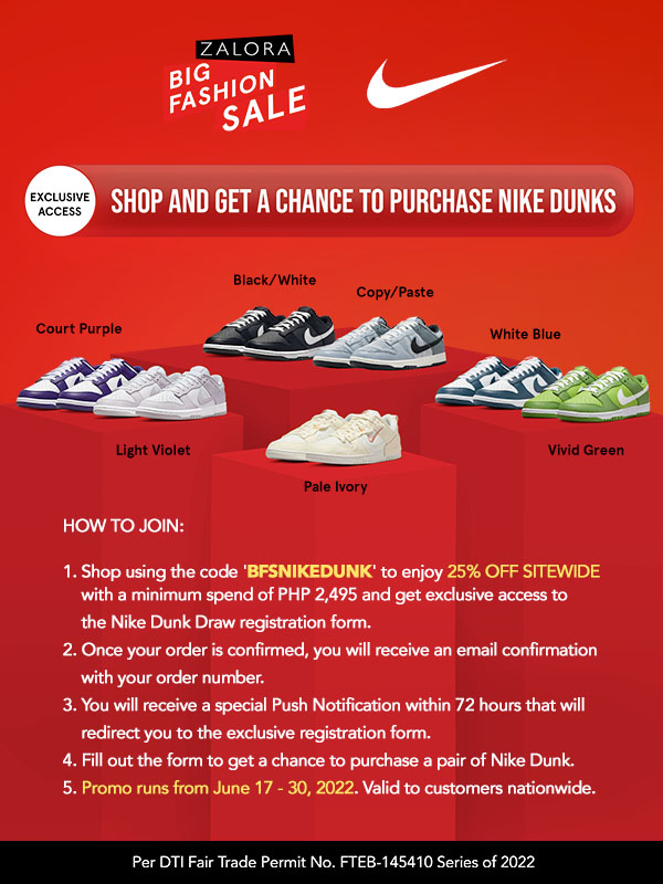 zalora nike promo code