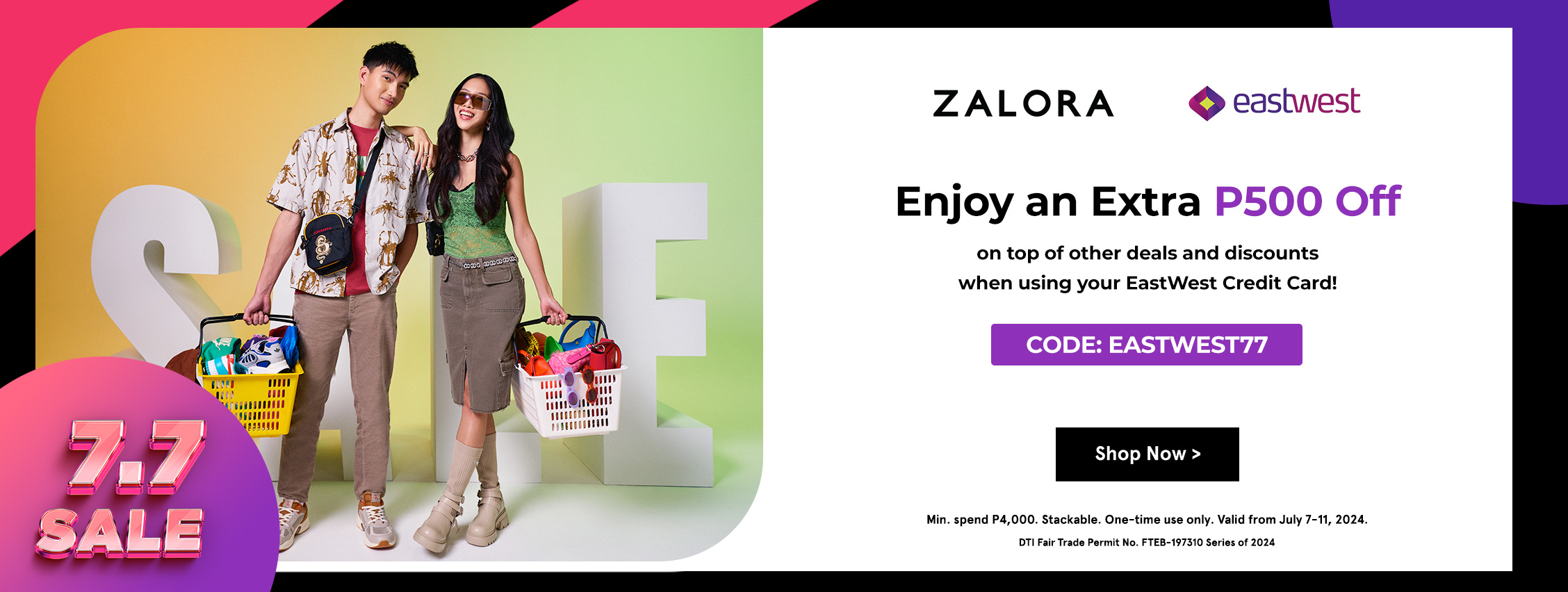 Eastwest x ZALORA 7.7