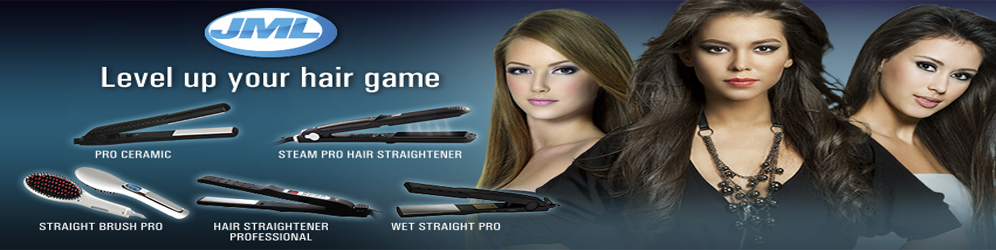 jml steam pro hair straightener