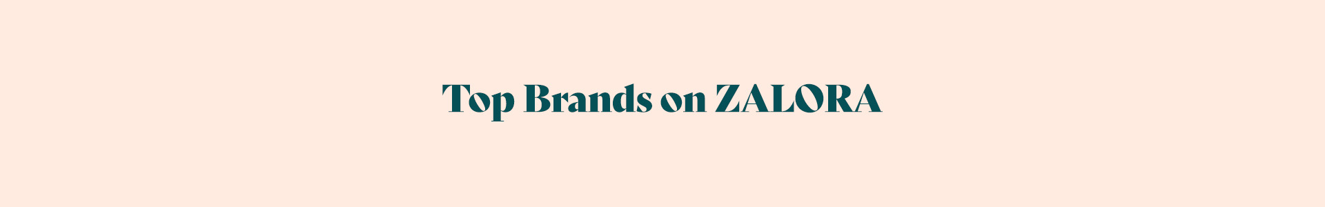 Top Brands Zalora