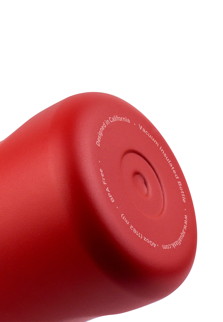 Aquaflask 40oz Cherry Red New Sports Lid Bottle Wide Mouth Vacuum Insulated Stainless Steel Drinking Water Bottle