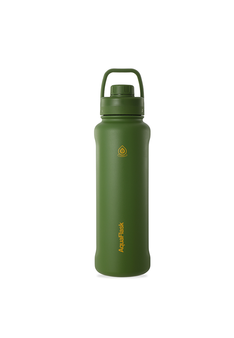 Aquaflask 40oz Hunter Green New Sports Lid Bottle Wide Mouth Vacuum Insulated Stainless Steel Drinking Water Bottle