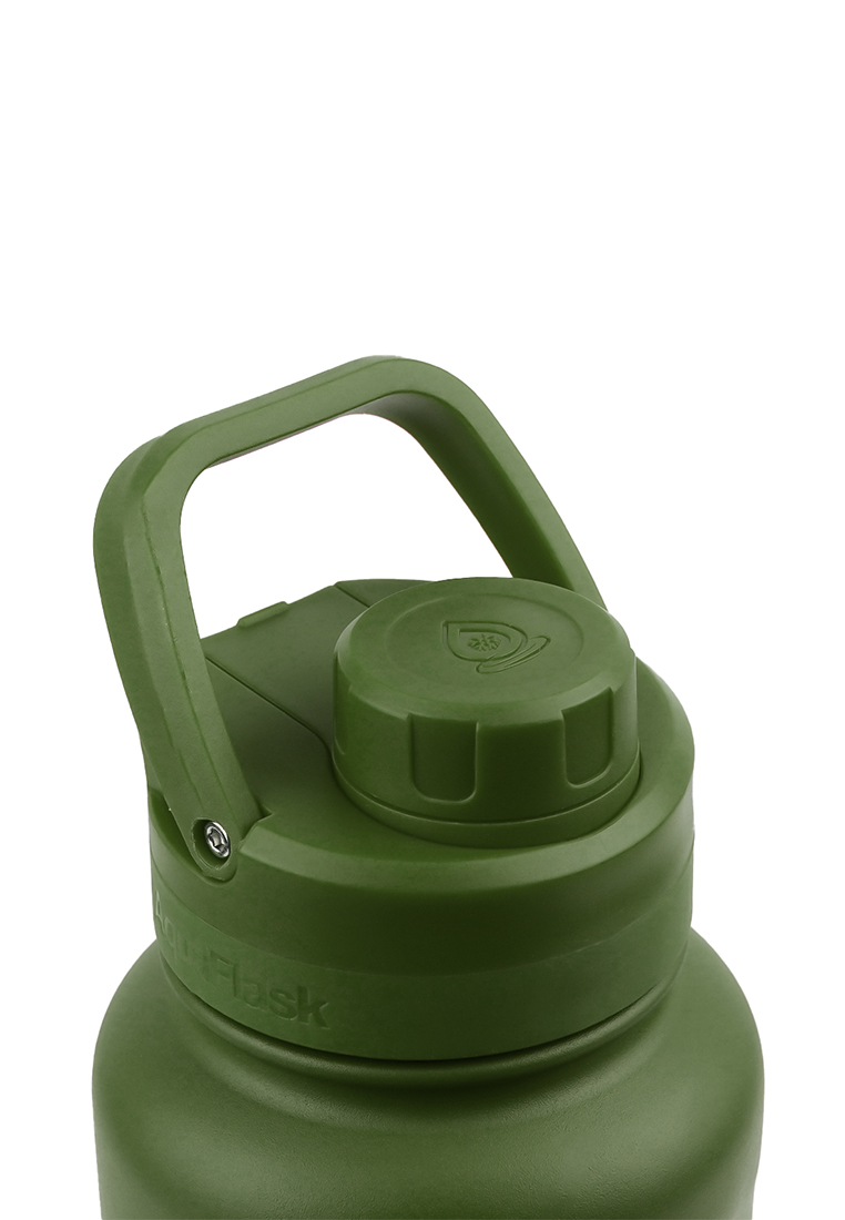 Aquaflask 40oz Hunter Green New Sports Lid Bottle Wide Mouth Vacuum Insulated Stainless Steel Drinking Water Bottle