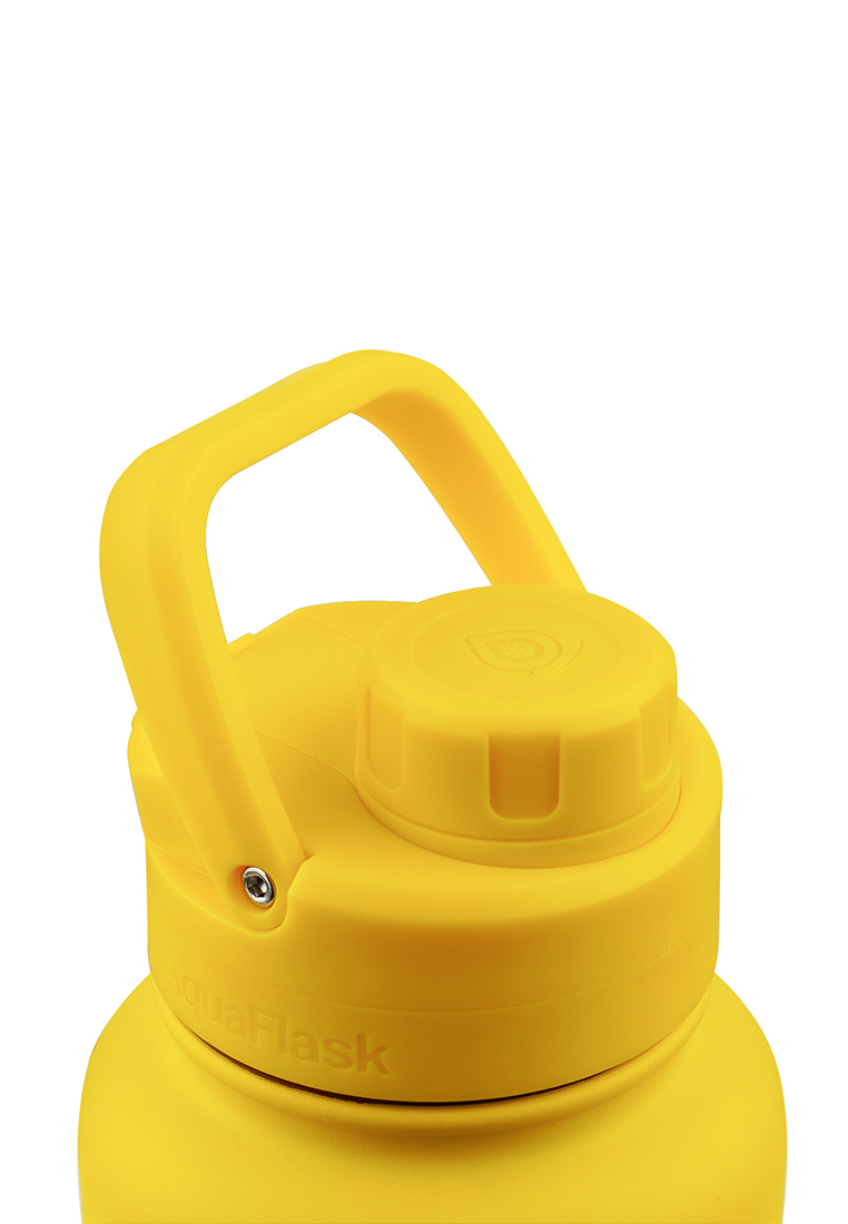 Aquaflask 40oz Mustard New Sports Lid Bottle Wide Mouth Vacuum Insulated Stainless Steel Drinking Water Bottle