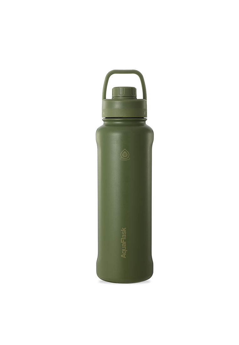 Aquaflask 40oz Walnut New Sports Lid Bottle Wide Mouth Vacuum Insulated Stainless Steel Drinking Water Bottle