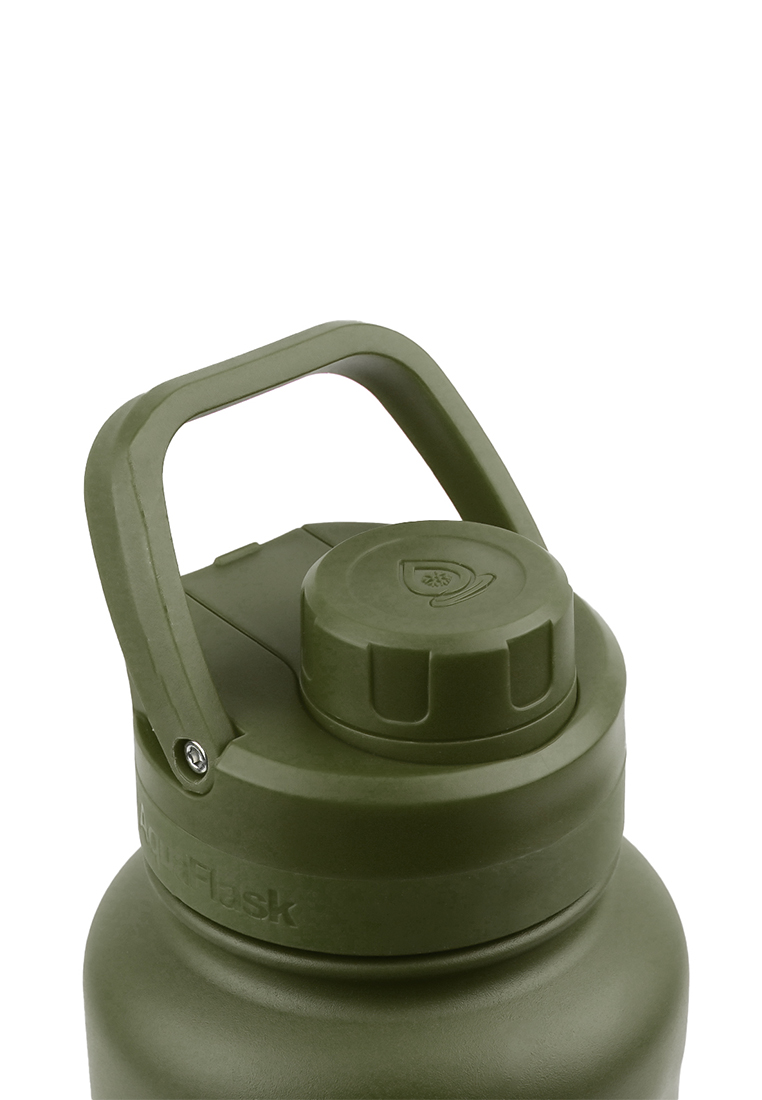 Aquaflask 40oz Walnut New Sports Lid Bottle Wide Mouth Vacuum Insulated Stainless Steel Drinking Water Bottle