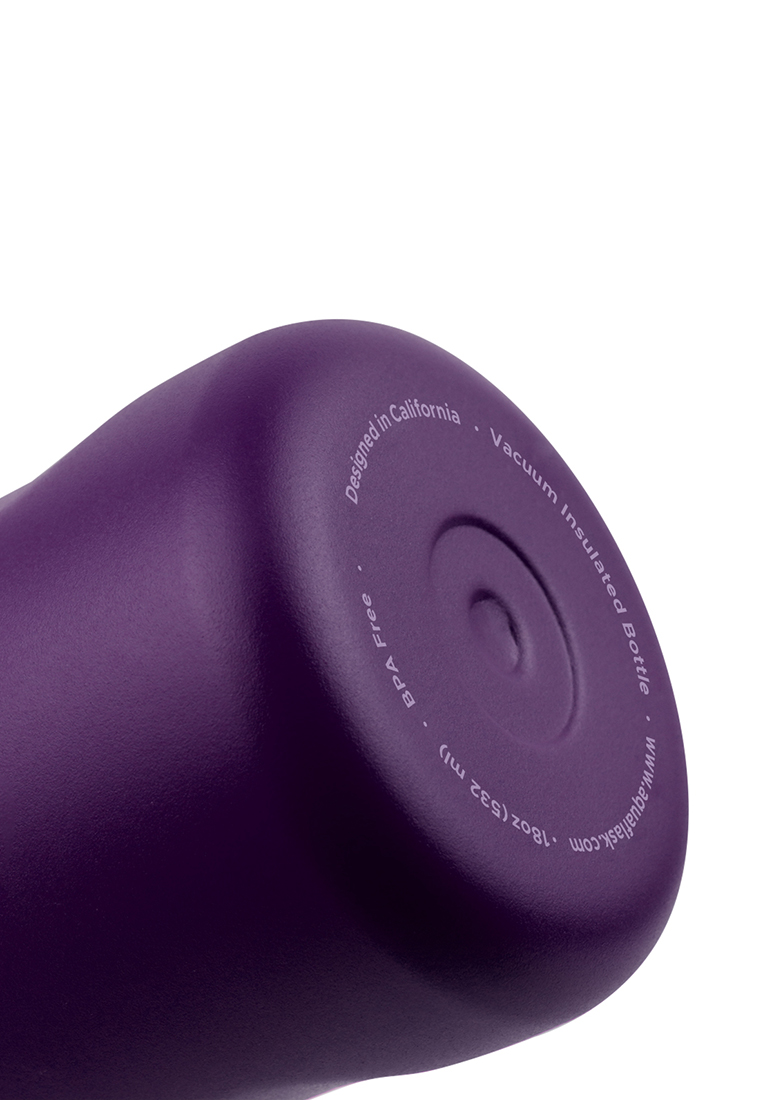 Aquaflask 18oz Amethyst New Sports Lid Bottle Wide Mouth Vacuum Insulated Stainless Steel Drinking Water Bottle