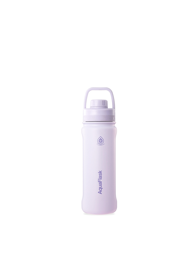 Aquaflask 18oz Periwinkle New Sports Lid Bottle Wide Mouth Vacuum Insulated Stainless Steel Drinking Water Bottle