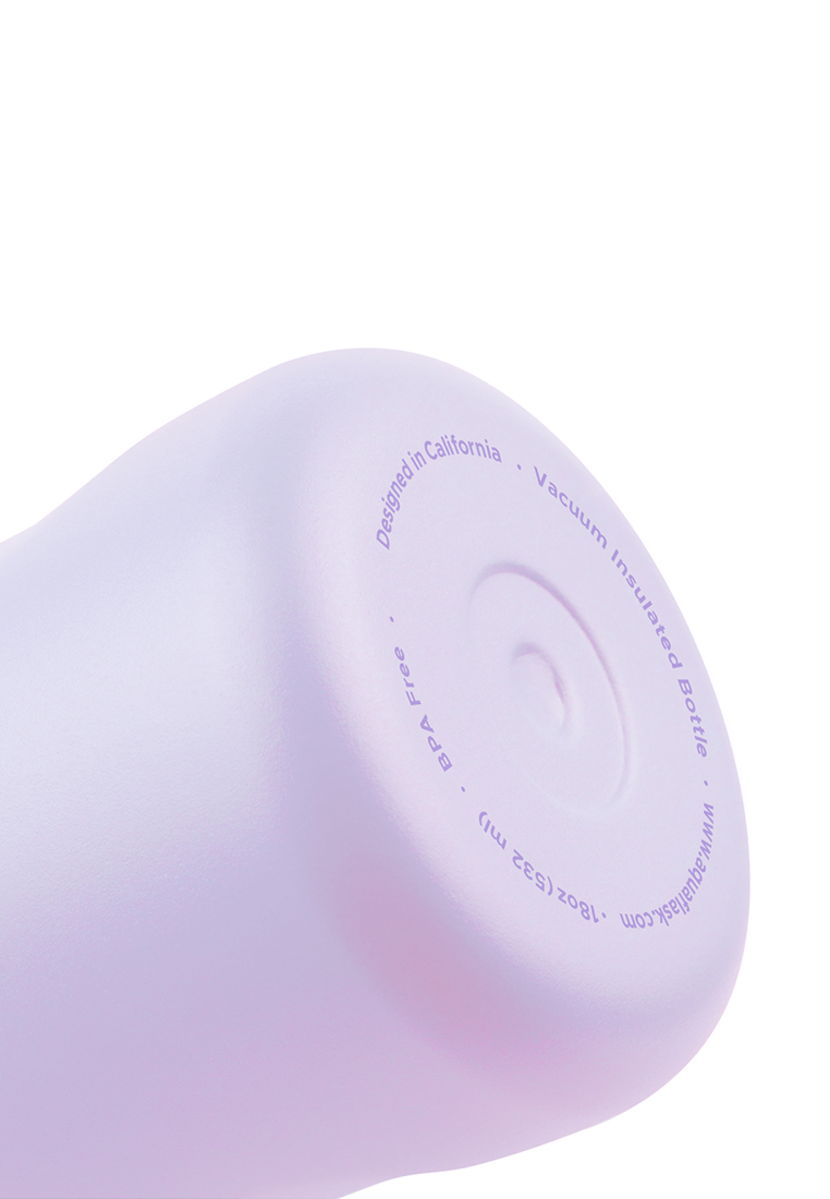 Aquaflask 18oz Periwinkle New Sports Lid Bottle Wide Mouth Vacuum Insulated Stainless Steel Drinking Water Bottle
