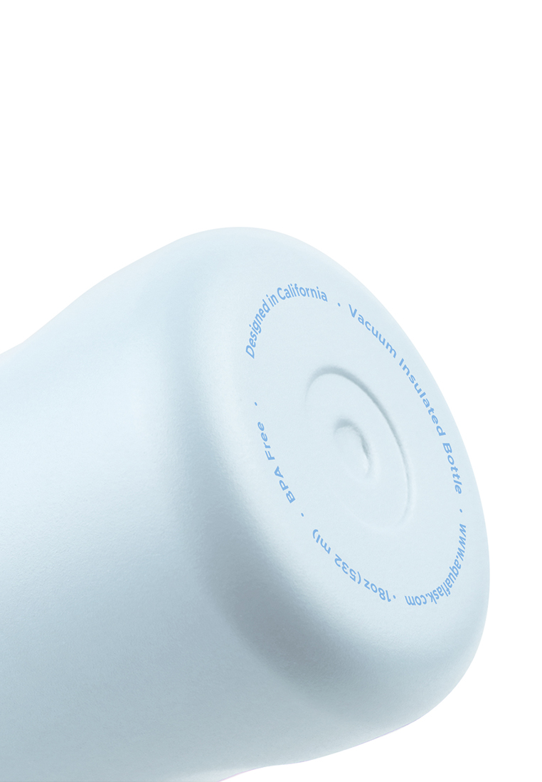 Aquaflask 18oz Sea Salt New Sports Lid Bottle Wide Mouth Vacuum Insulated Stainless Steel Drinking Water Bottle