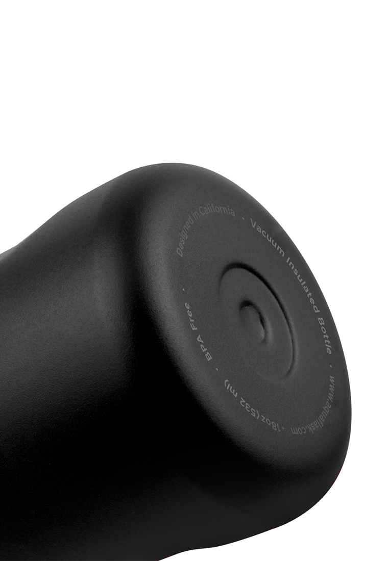 Aquaflask 18oz Space Black New Sports Lid Bottle Wide Mouth Vacuum Insulated Stainless Steel Drinking Water Bottle