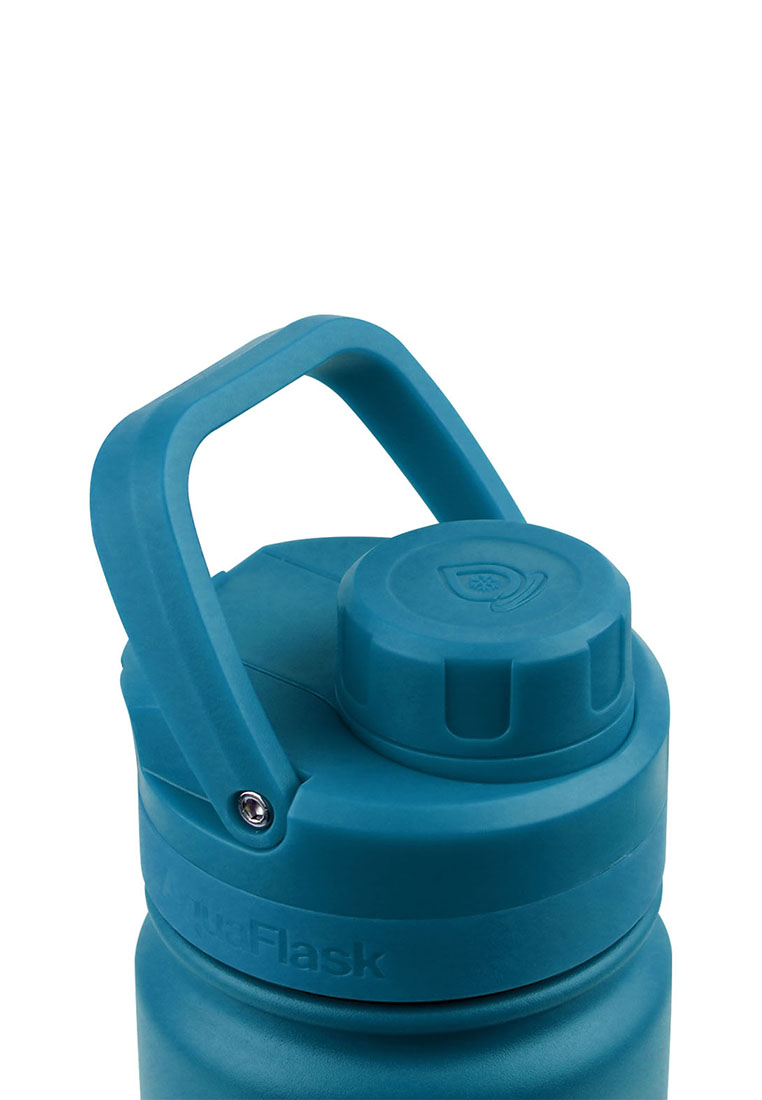 Aquaflask 22oz Atlantic Blue New Sports Lid Bottle Wide Mouth Vacuum Insulated Stainless Steel Drinking Water Bottle