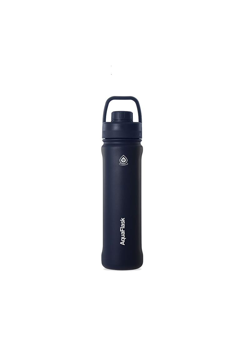 Aquaflask 22oz Cobalt Blue New Sports Lid Bottle Wide Mouth Vacuum Insulated Stainless Steel Drinking Water Bottle