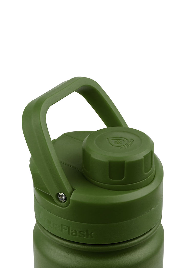 Aquaflask 22oz Hunter Green New Sports Lid Bottle Wide Mouth Vacuum Insulated Stainless Steel Drinking Water Bottle