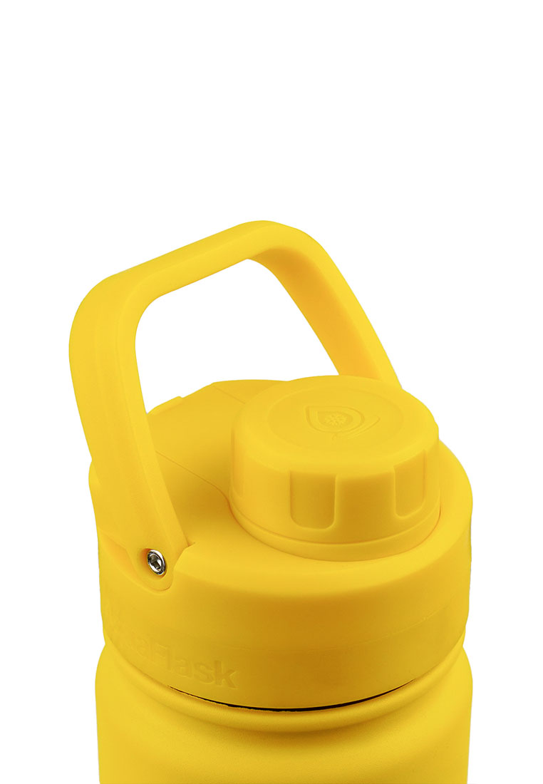 Aquaflask 22oz Mustard New Sports Lid Bottle Wide Mouth Vacuum Insulated Stainless Steel Drinking Water Bottle