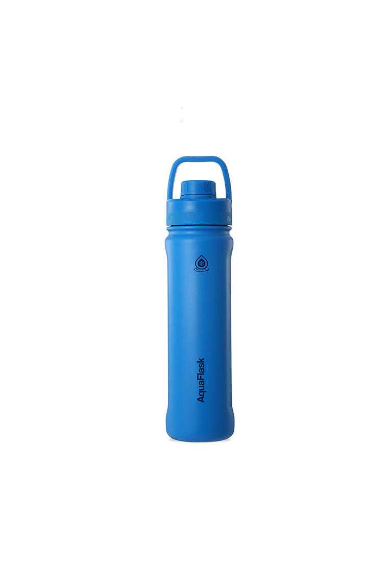 Aquaflask 22oz Pacific Blue New Sports Lid Bottle Wide Mouth Vacuum Insulated Stainless Steel Drinking Water Bottle