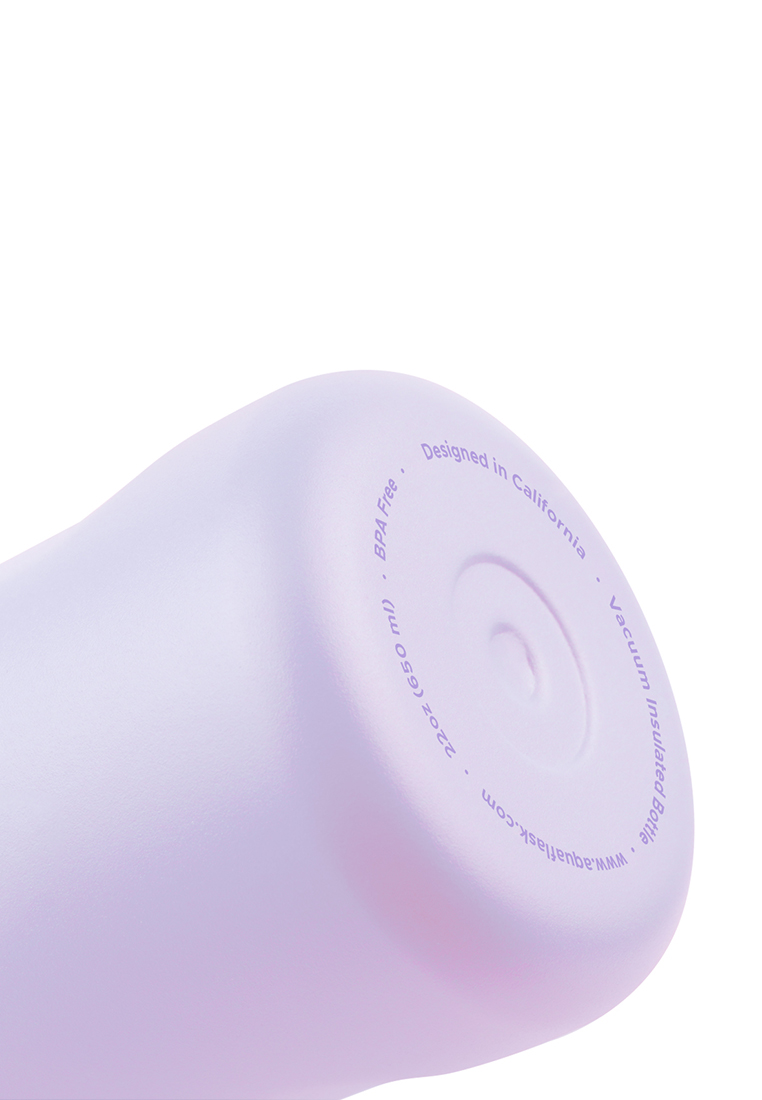 Aquaflask 22oz Periwinkle New Sports Lid Bottle Wide Mouth Vacuum Insulated Stainless Steel Drinking Water Bottle