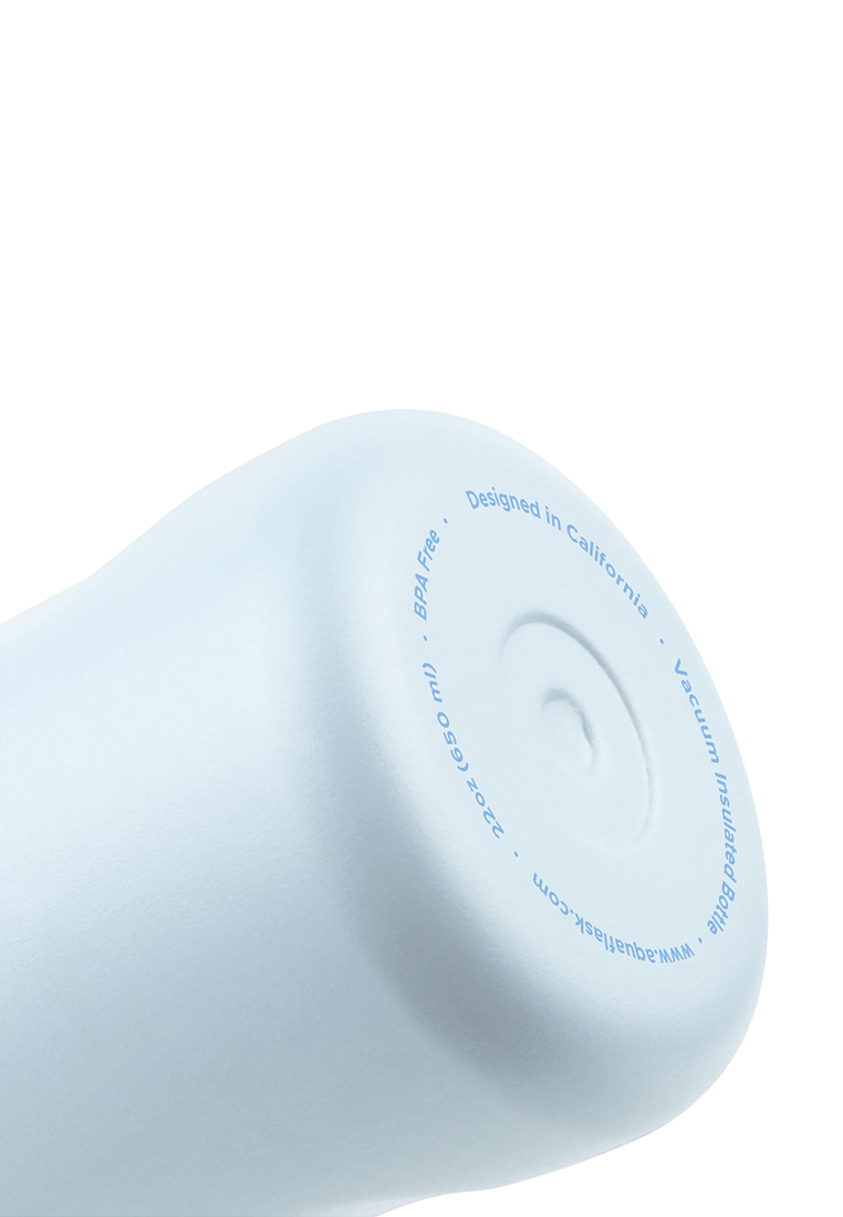 Aquaflask 22oz Sea Salt New Sports Lid Bottle Wide Mouth Vacuum Insulated Stainless Steel Drinking Water Bottle
