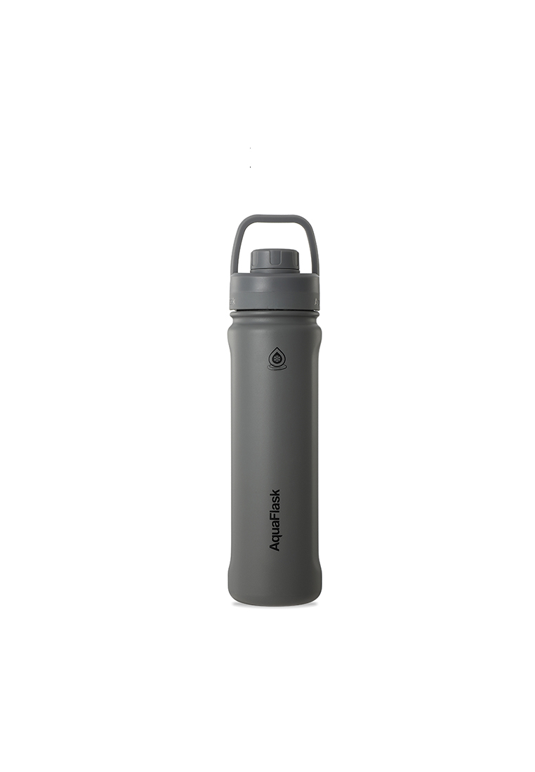 Aquaflask 22oz Stone Gray New Sports Lid Bottle Wide Mouth Vacuum Insulated Stainless Steel Drinking Water Bottle