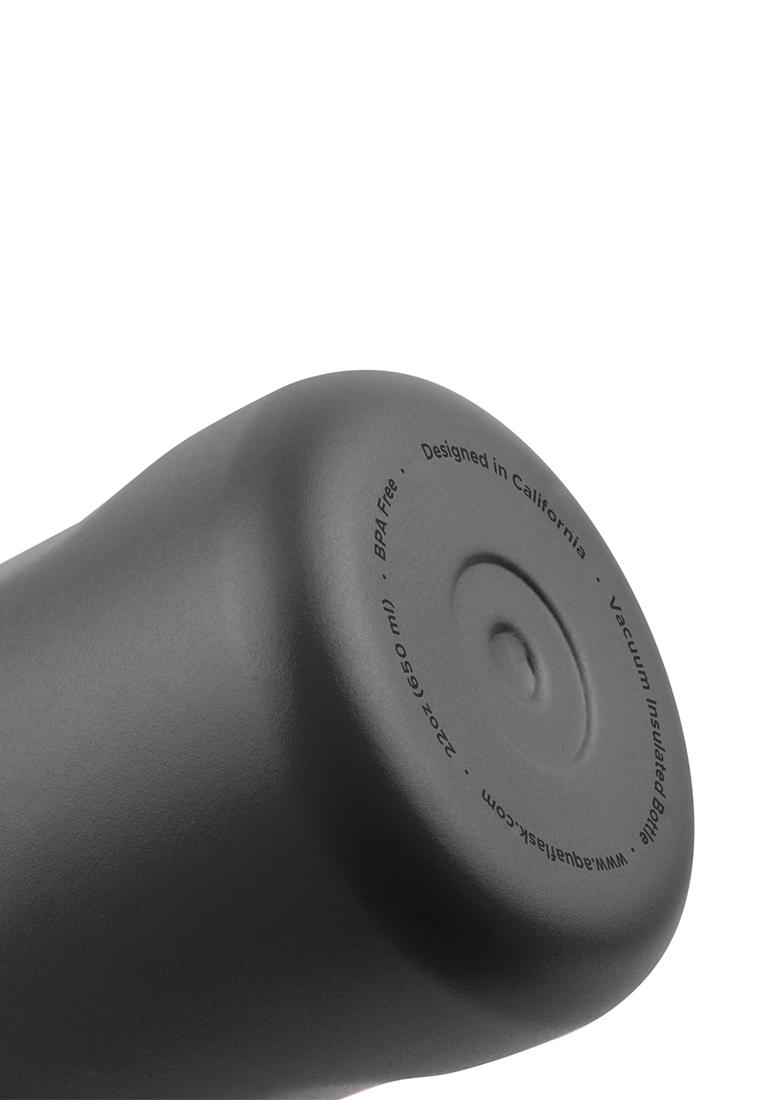 Aquaflask 22oz Stone Gray New Sports Lid Bottle Wide Mouth Vacuum Insulated Stainless Steel Drinking Water Bottle