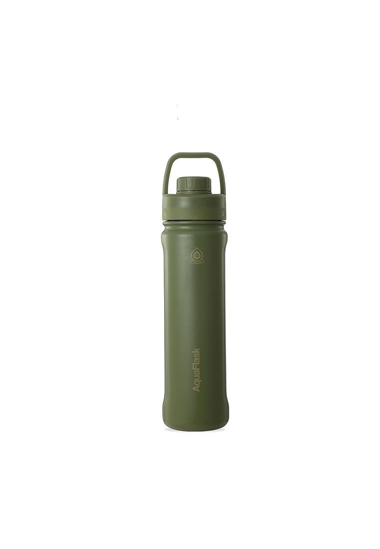 Aquaflask 22oz Walnut New Sports Lid Bottle Wide Mouth Vacuum Insulated Stainless Steel Drinking Water Bottle