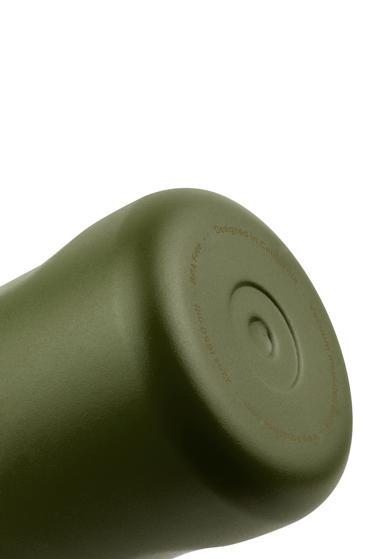 Aquaflask 22oz Walnut New Sports Lid Bottle Wide Mouth Vacuum Insulated Stainless Steel Drinking Water Bottle