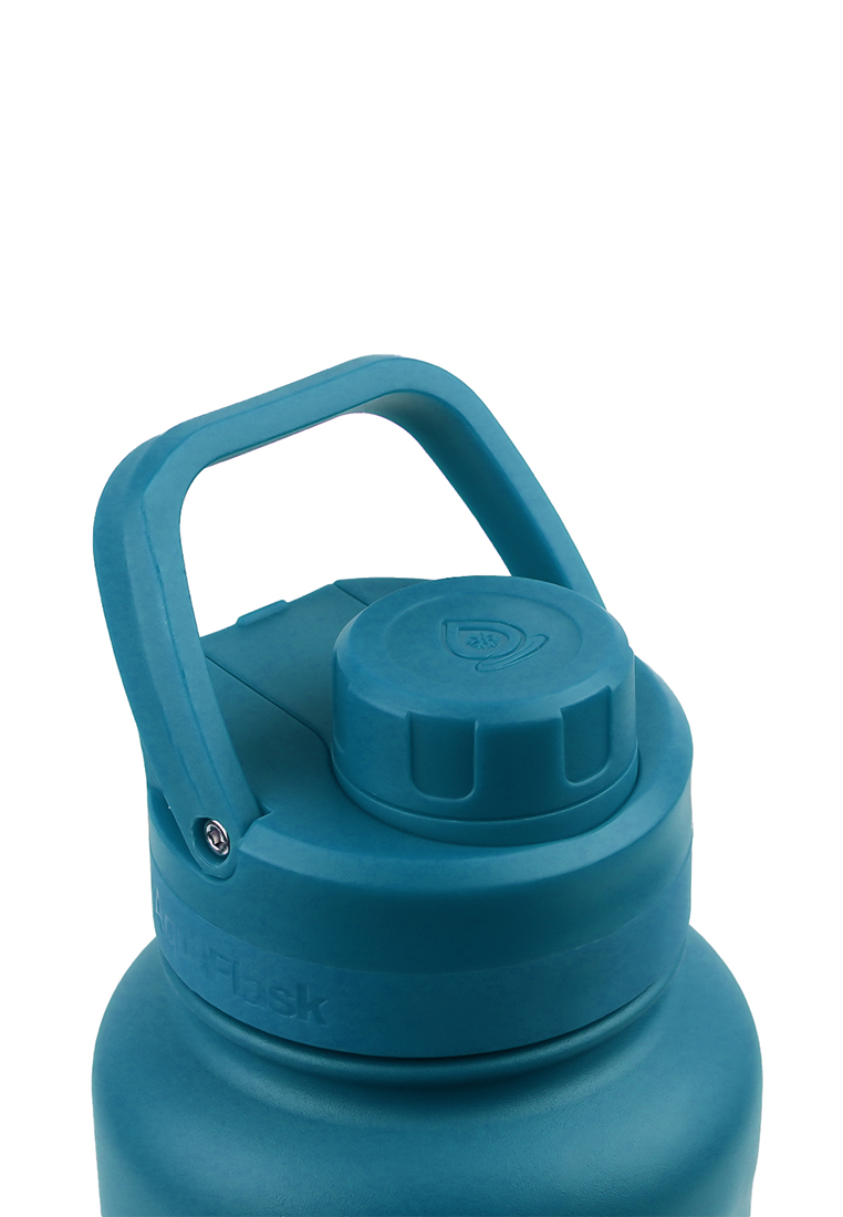 Aquaflask 32oz Atlantic Blue New Sports Lid Bottle Wide Mouth Vacuum Insulated Stainless Steel Drinking Water Bottle
