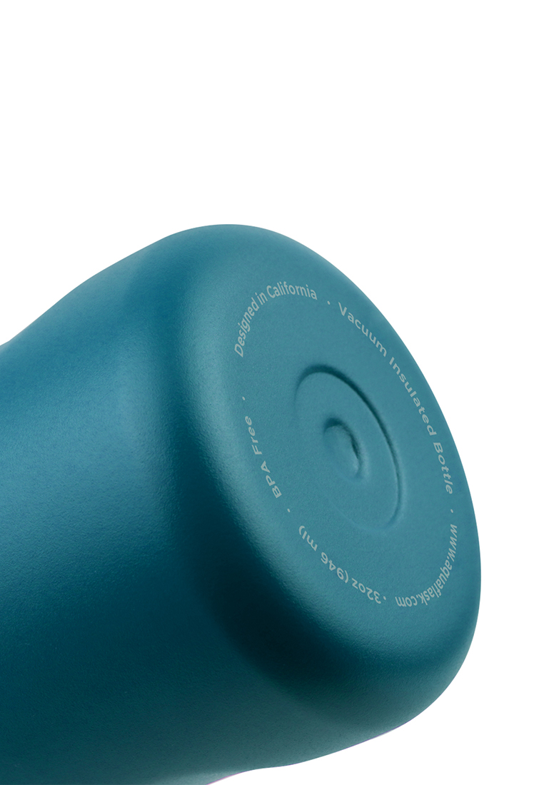 Aquaflask 32oz Atlantic Blue New Sports Lid Bottle Wide Mouth Vacuum Insulated Stainless Steel Drinking Water Bottle