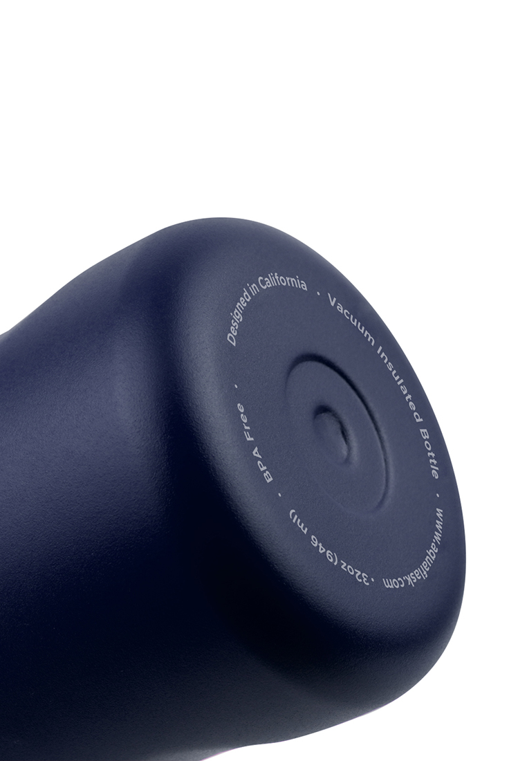 Aquaflask 32oz Cobalt Blue New Sports Lid Bottle Wide Mouth Vacuum Insulated Stainless Steel Drinking Water Bottle