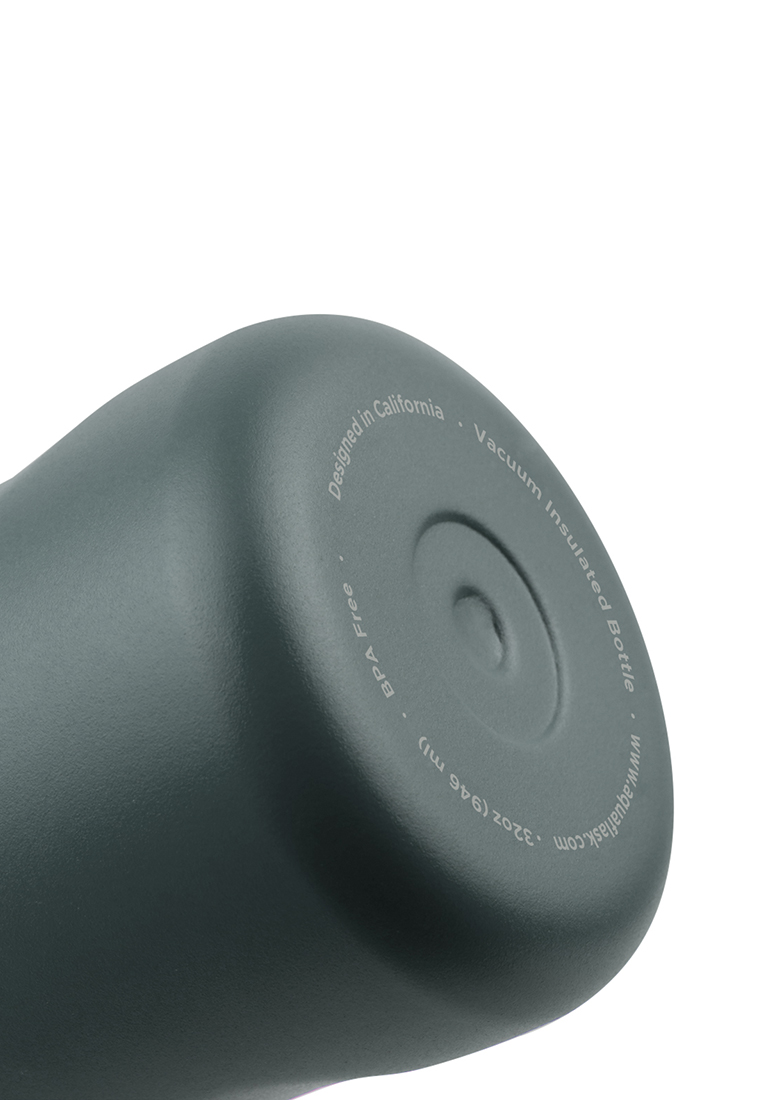 Aquaflask 32oz Graphite New Sports Lid Bottle Wide Mouth Vacuum Insulated Stainless Steel Drinking Water Bottle