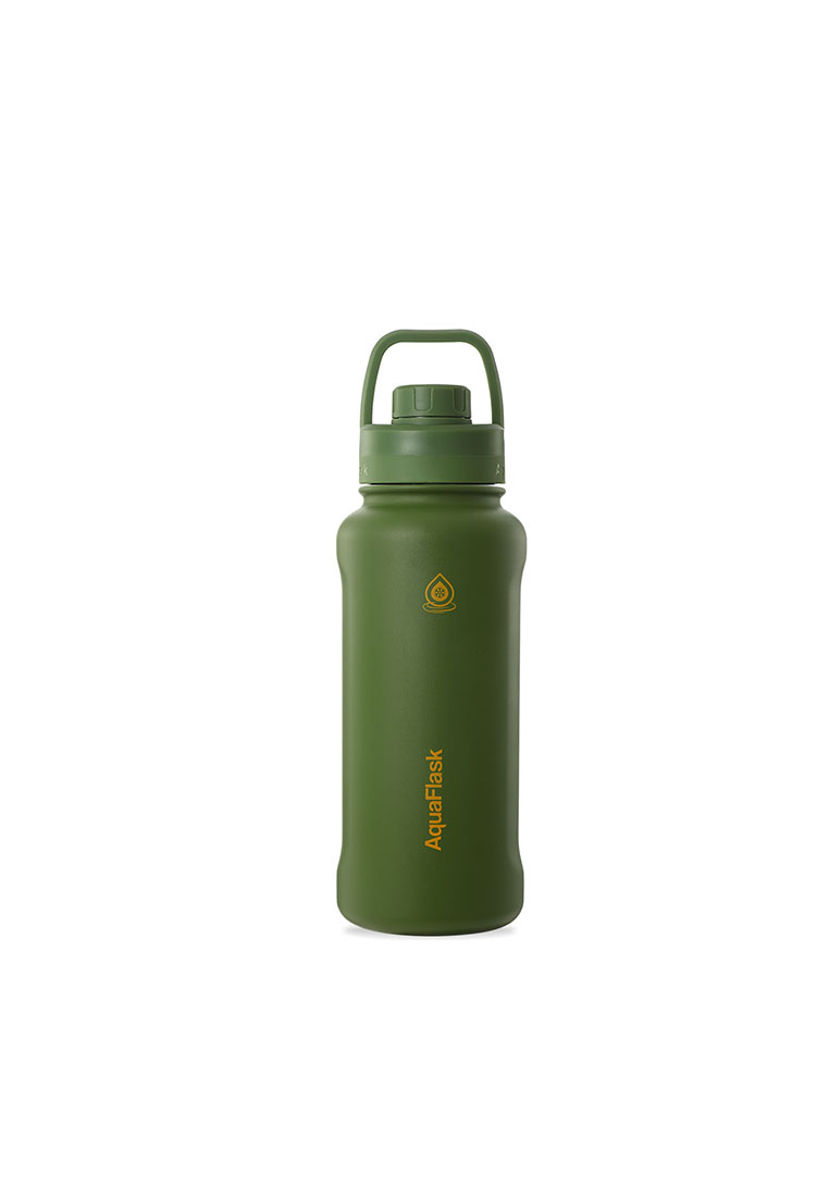 Aquaflask 32oz Hunter Green New Sports Lid Bottle Wide Mouth Vacuum Insulated Stainless Steel Drinking Water Bottle