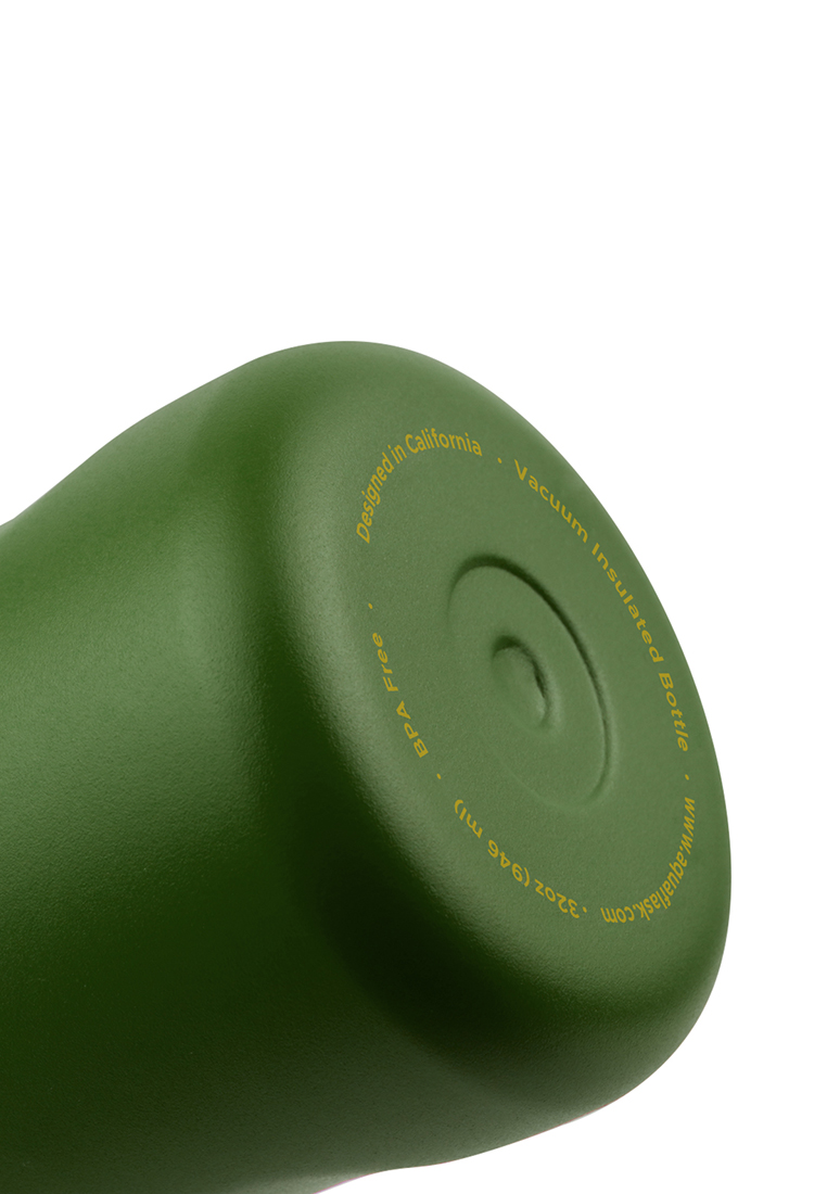 Aquaflask 32oz Hunter Green New Sports Lid Bottle Wide Mouth Vacuum Insulated Stainless Steel Drinking Water Bottle