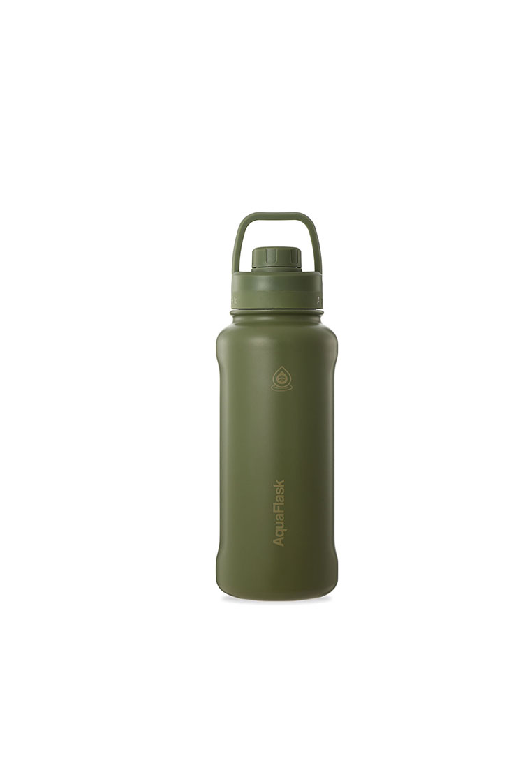 Aquaflask 32oz Walnut New Sports Lid Bottle Wide Mouth Vacuum Insulated Stainless Steel Drinking Water Bottle