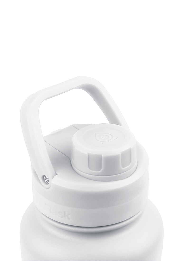 Aquaflask 40oz Arctic White New Sports Lid Bottle Wide Mouth Vacuum Insulated Stainless Steel Drinking Water Bottle