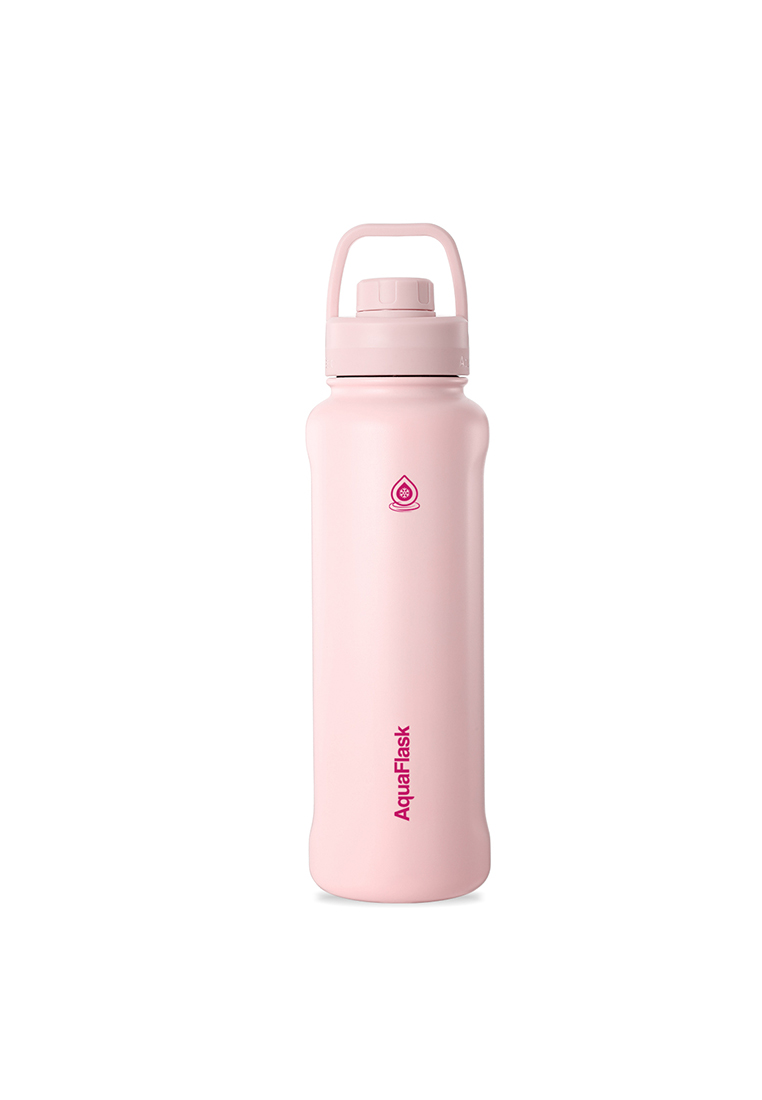 Aquaflask 40oz Ballet Pink New Sports Lid Bottle Wide Mouth Vacuum Insulated Stainless Steel Drinking Water Bottle