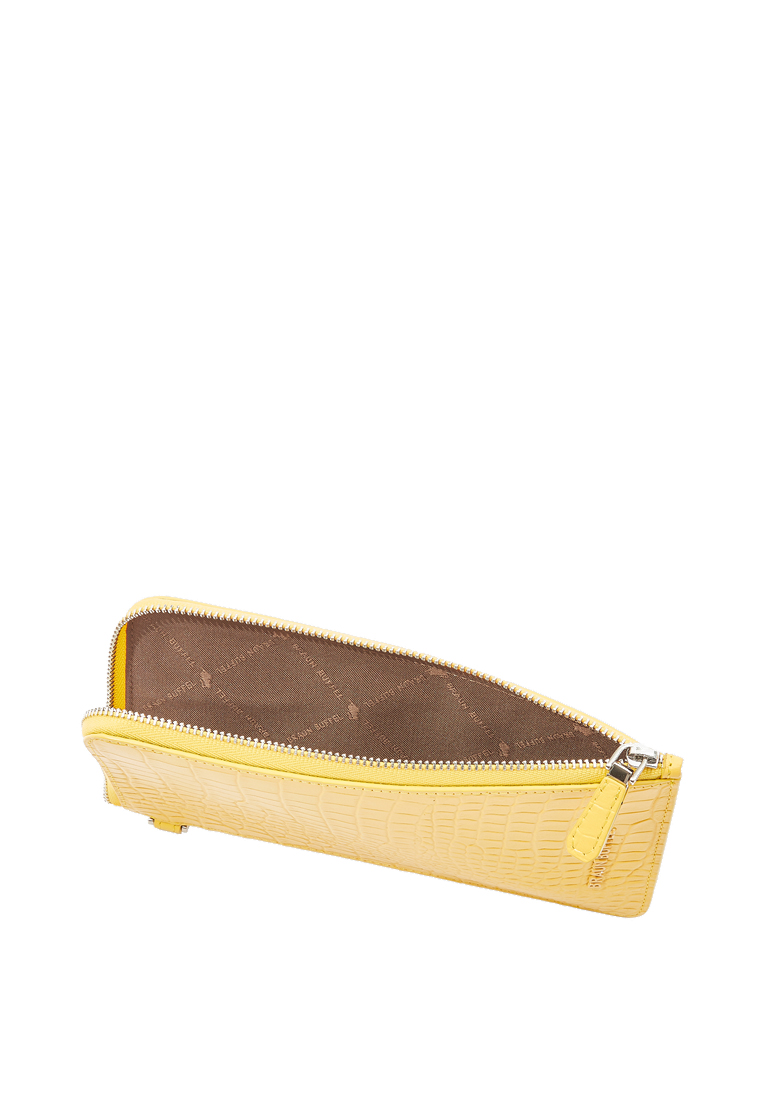 Braun Buffel Caracas Mobile Phone Case With Pouch in Yellow Freesia