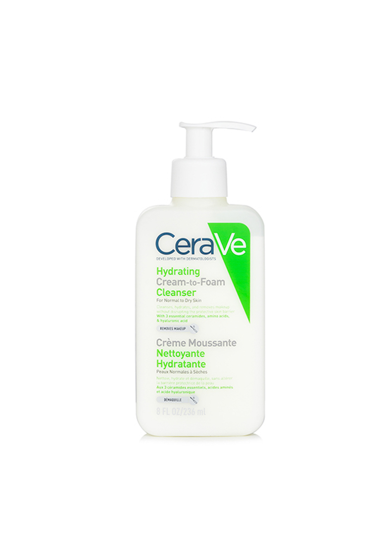 Cerave - Hydrating Cream-To-Foam Cleanser 236ml/8oz