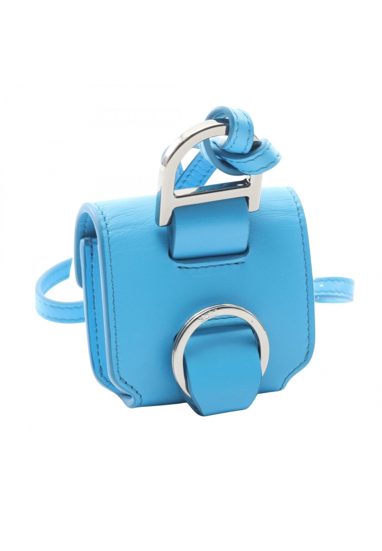 Pre-Loved Christian Dior saddle AirPods Pro case earphone case leather blue