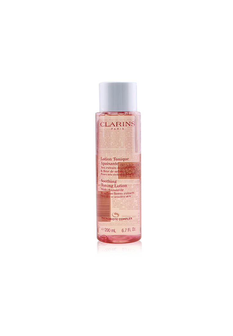 Clarins - Soothing Toning Lotion With Chamomile & Saffron Flower Extracts - Very Dry Or Sensitive Skin 200Ml/6.7Oz