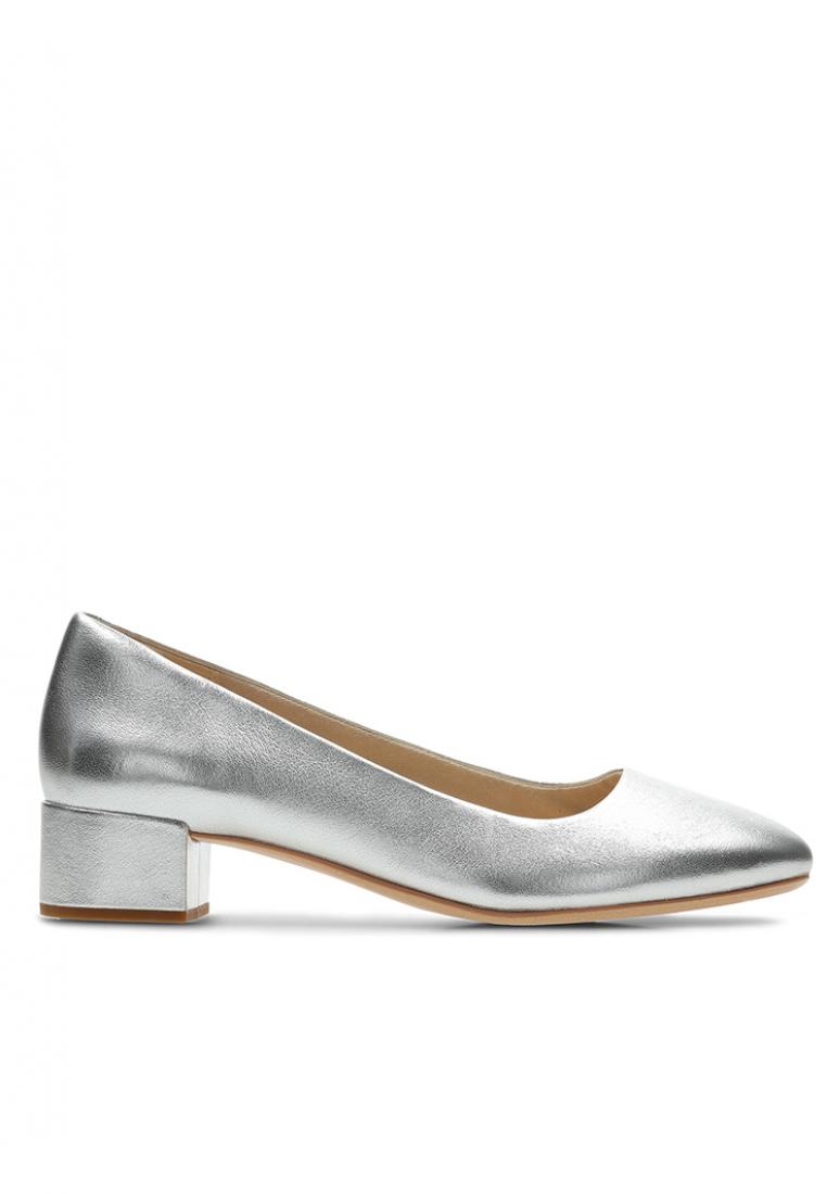 clarks silver shoes