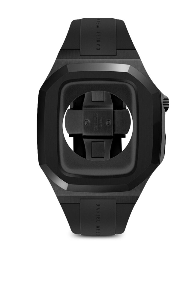 Daniel Wellington Switch Balck 40mm - Smart watch case for Apple watch series 4, 5, 6 & SE - Stainless steel case with rubber strap -DW OFFICIAL