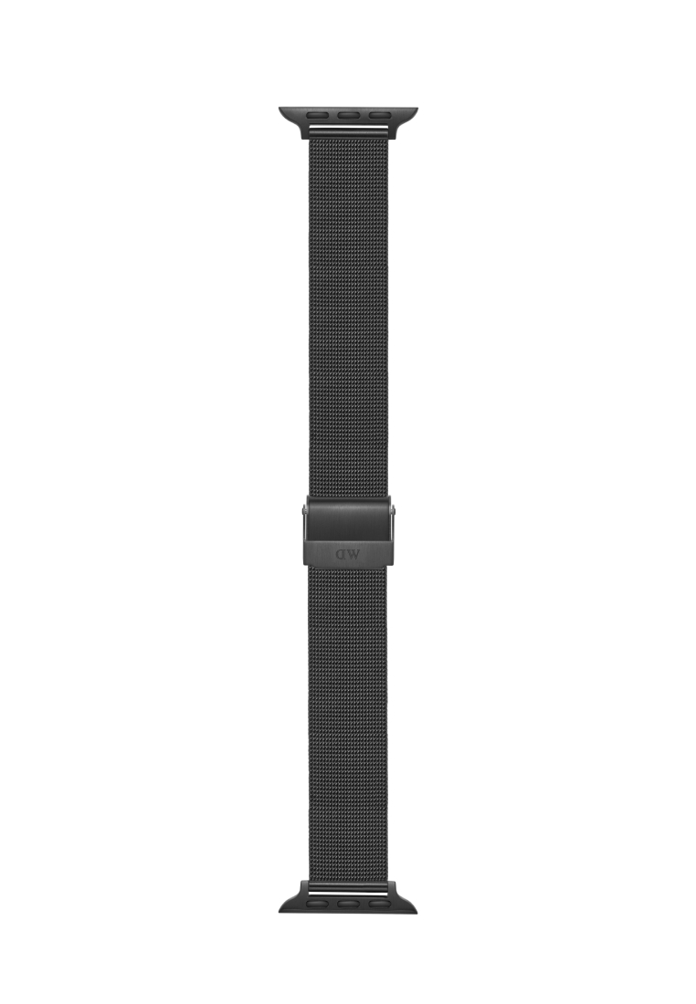 Daniel Wellington Smart Watch Mesh Strap Ashfield Black - DW Strap for Apple Watch 38, 40, 41mm