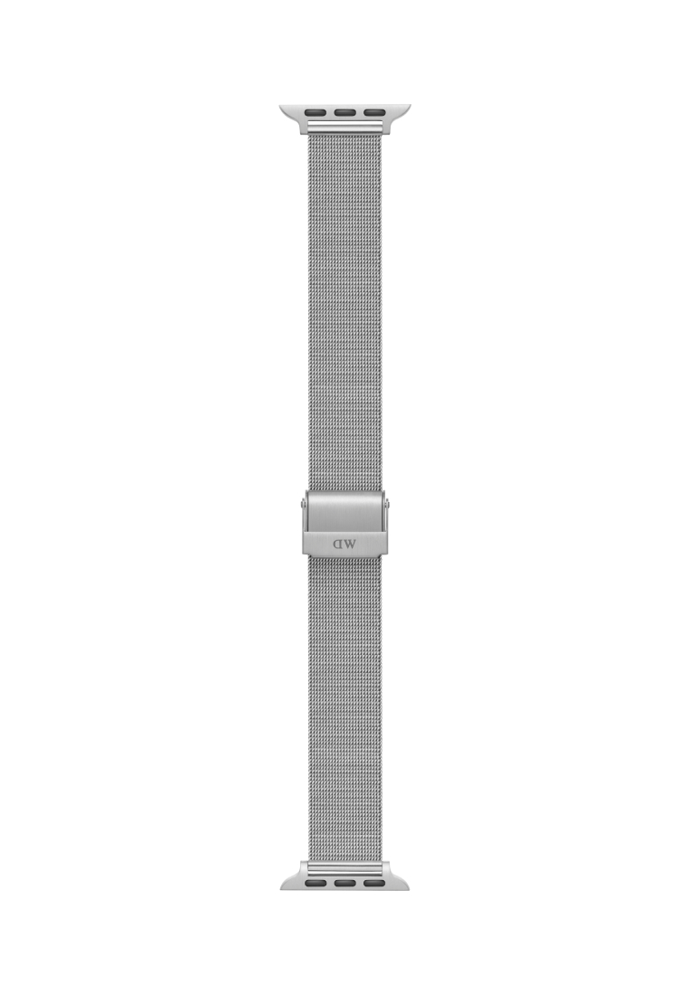 Daniel Wellington Smart Watch Mesh Strap Sterling Silver - DW Strap for Apple Watch 38, 40, 41mm