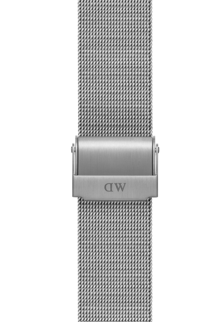 Daniel Wellington Smart Watch Mesh Strap Sterling Silver - DW Strap for Apple Watch 38, 40, 41mm