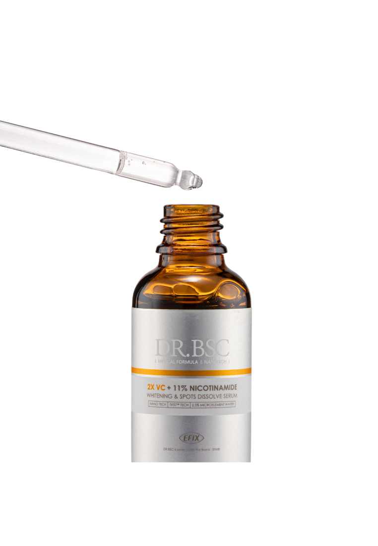 DR.BSC 2X VC Whitening & Spots Dissolve Serum (Plus 11% Nicotinamide) 30ml