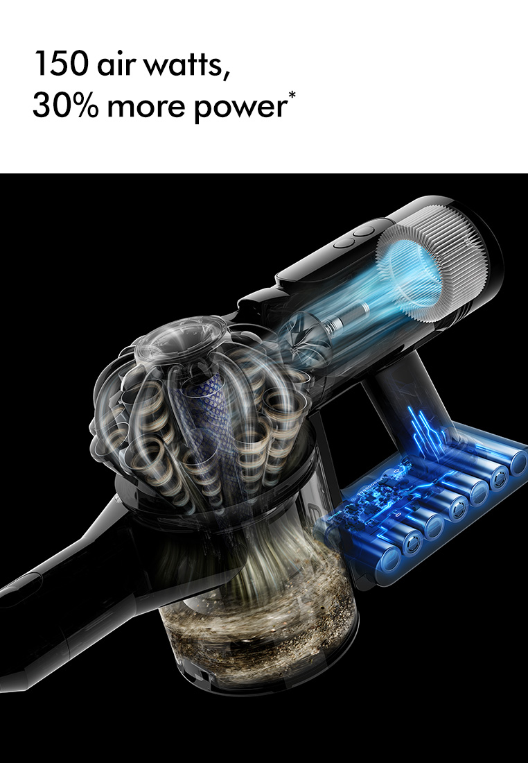 Dyson V10 Optic Powerful Vacuum Cleaner | 3-in-1 with dock | Illuminates Hidden Dust | 150Airwatts