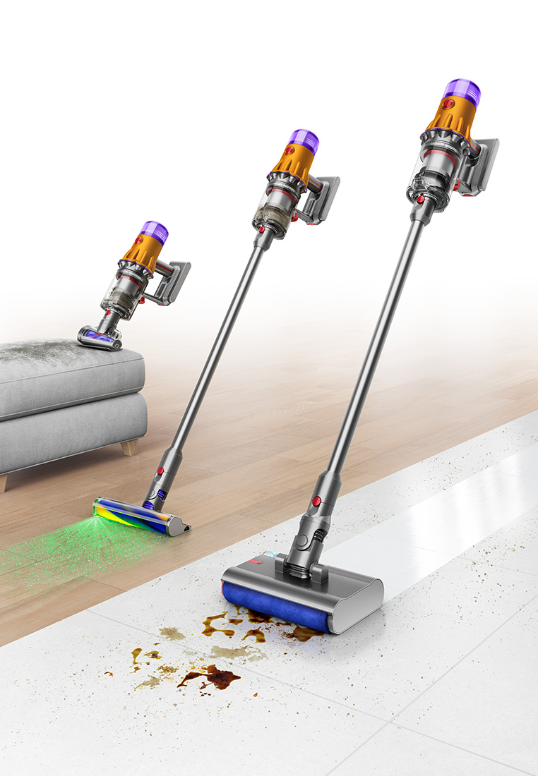 Dyson V12s Detect Slim Submarine ™ All-in-one Wet & Dry vacuum | Reveal invisible dust | Anti-tangle