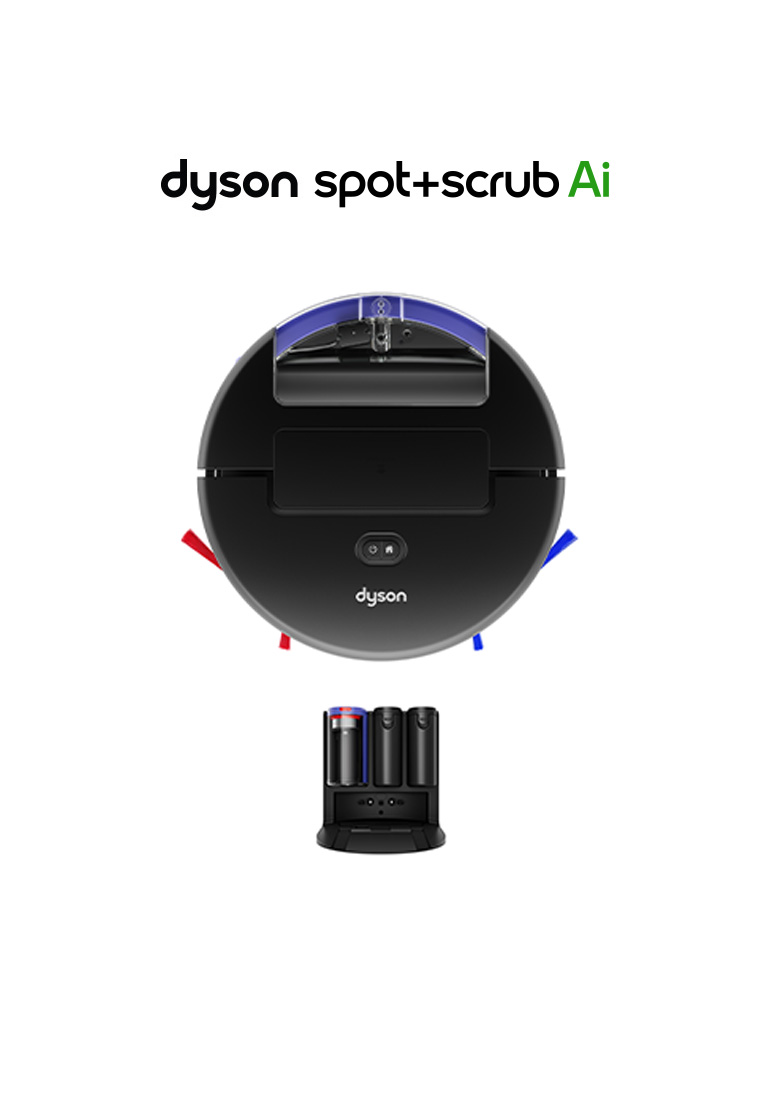 Dyson Spot + Scrub Ai Wet & Dry Robot Vacuum Cleaner | Eliminates Hidden Stains Using Advanced Ai