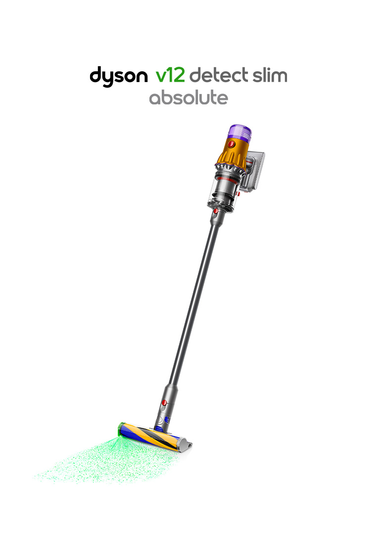 Dyson V12 Detect Slim Absolute ™ HEPA Cordless Vacuum | 5-in-1 with dock | 150AW Powerful Suction